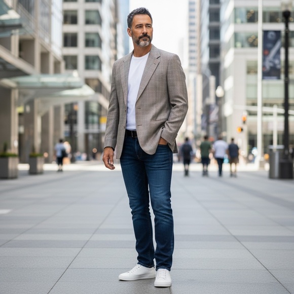 Burberry @ Saks: Plaid Notch-Lapel Sport Coat 🇬🇧